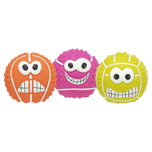 Trixie Sportball, Latex mit Gesicht