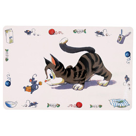 Abbildung Trixie Tischset Comic-Katze