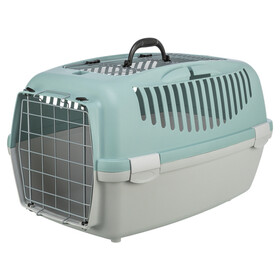 Abbildung Trixie Transportbox Capri 3 Open Top hellgrau/salbei fr Hunde