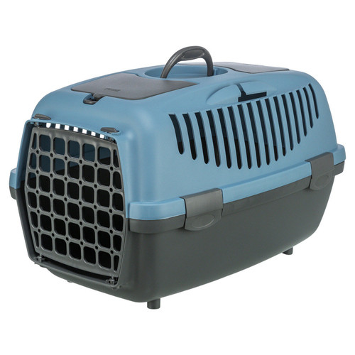 weitere Abbildung Trixie Transportbox Capri dunkelgrau/pastellblau fr Katzen