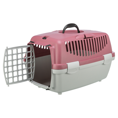 weitere Abbildung Trixie Transportbox Capri hellgrau/altrosa fr Katzen