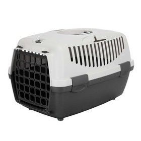 Abbildung Trixie Transportbox Capri hellgrau/dunkelgrau fr Katzen