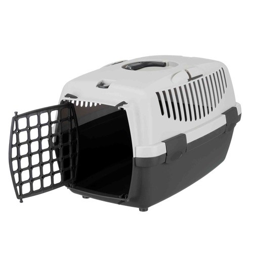 weitere Abbildung Trixie Transportbox Capri hellgrau/dunkelgrau fr Katzen
