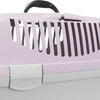 Trixie Transportbox Capri hellgrau/flieder für Hunde Abbildung 3