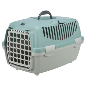 Abbildung Trixie Transportbox Capri hellgrau/salbei fr Katzen