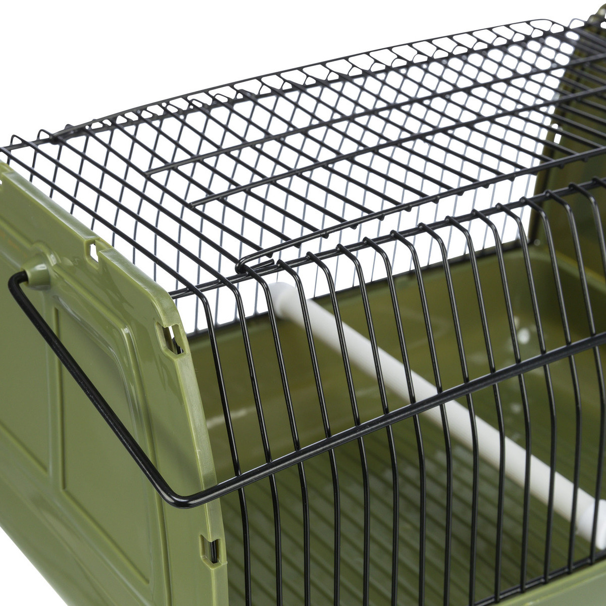 Wachtel-Transportbox – 67 X 40 X 13 Cm, Geschlossener Boden, Dreh- & Schiebetür, Für Kleine Vögel
