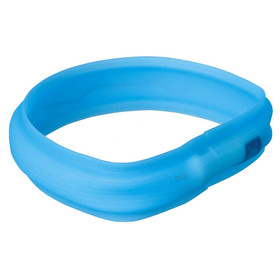 Abbildung Trixie USB Flash Leuchtband blau fr langhaarige Hunde