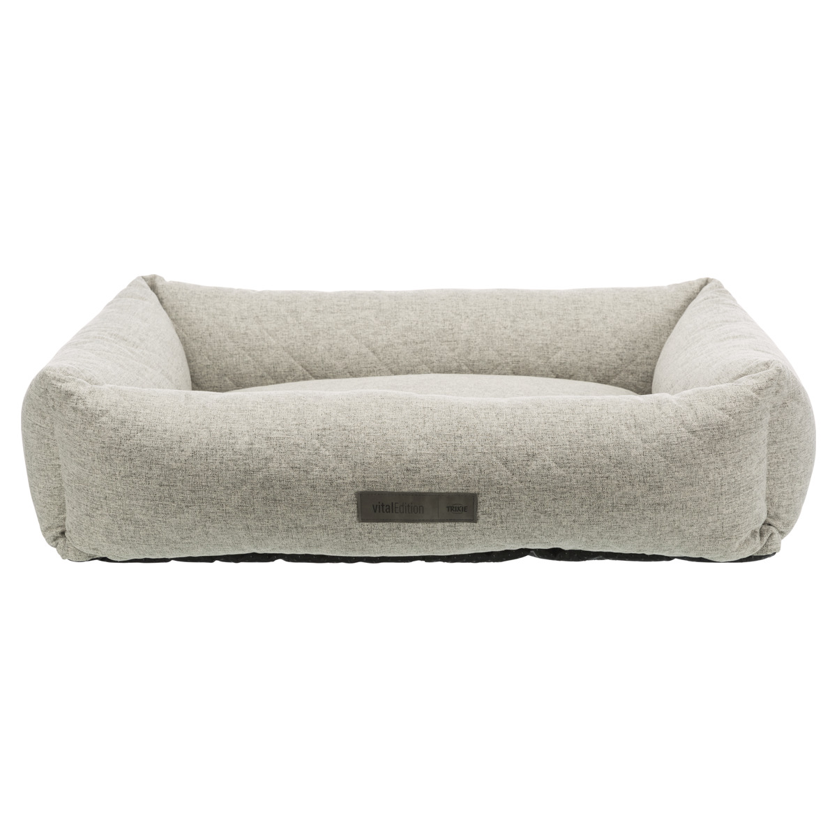 TRIXIE Orthopädisches Hundebett Vital Lino 70 × 55 Cm In Beige - Hochwertiges Hundekissen Mit Memory Schaum - Hundekorb Für ältere Hunde - Gelenkschonend Und Entlastend – 374055