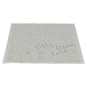 Abbildung Trixie Vorleger fr Katzentoiletten Kitty clean zone hellgrau