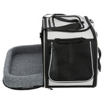 Borsa da soggiorno e da trasporto Valery nera/grigia per cani, figura 19