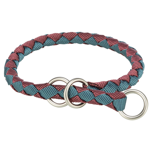 Trixie BE NORDIC Hunde Zug-Stopp-Halsband  Petrol/hellgrau, 6 Gren
