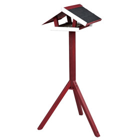 Abbildung Trixie natura Futterhaus mit Stnder rot/wei