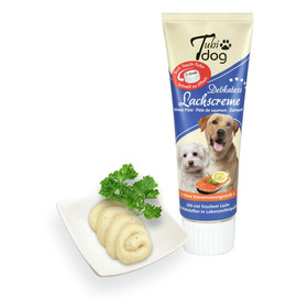 Abbildung Tubidog Delikatess-Lachscreme fr Hunde 75 g
