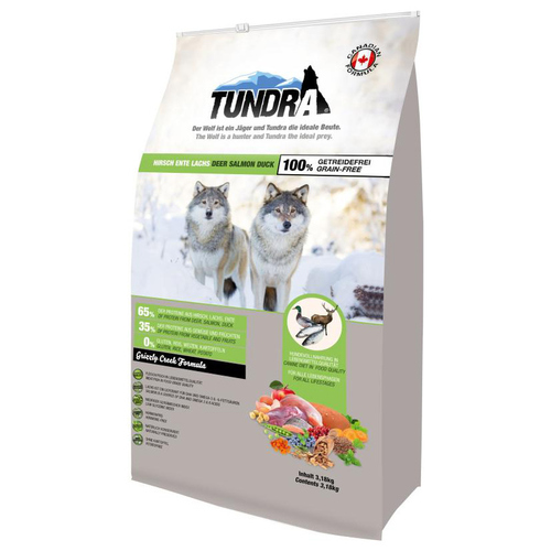 Tundra Grizzly Creek Formula mit Hirsch, Ente, Lachs 3,18 kg