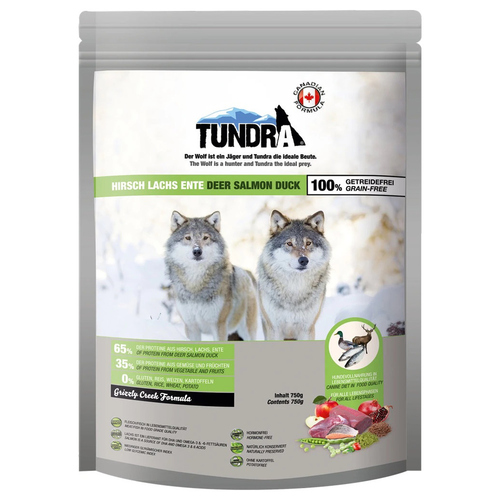 Tundra Grizzly Creek Formula mit Hirsch, Lachs, Ente 750 g