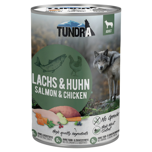 Tundra Lachs & Huhn 400 g - 6 Stück