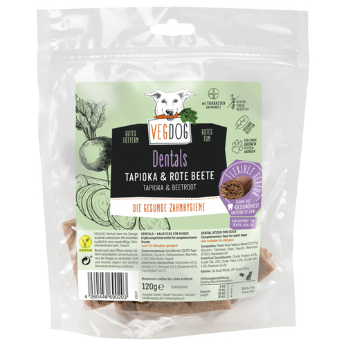 VEGDOG Dental Sticks 120 g