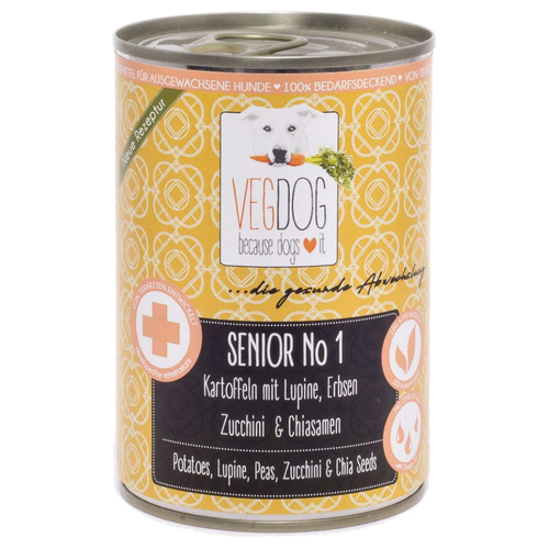 VEGDOG Senior No. 1 400 g - 6 Stück