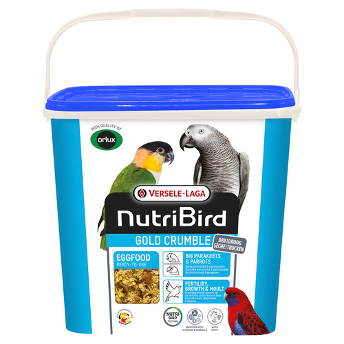 NutriBird Gold Crumble Großsittiche/Papageien 4 kg, Abbildung 1