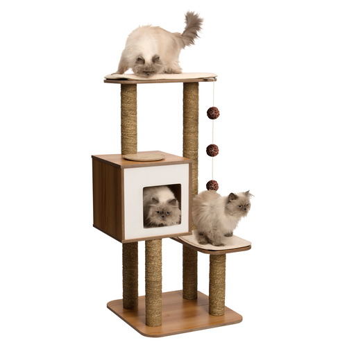 weitere Abbildung Vesper Katzenmbel V-High Base Walnuss