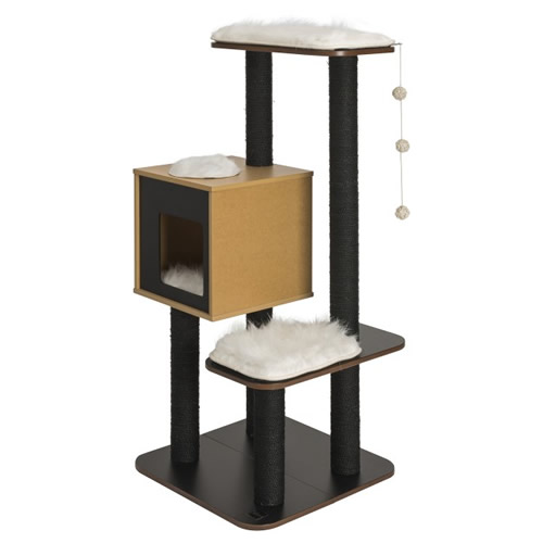 Vesper Katzenmöbel VHigh Base schwarz