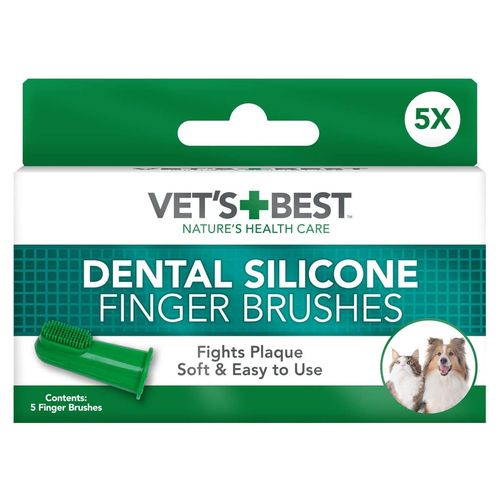 Vets Best Silikon-Fingerbürsten für Hunde