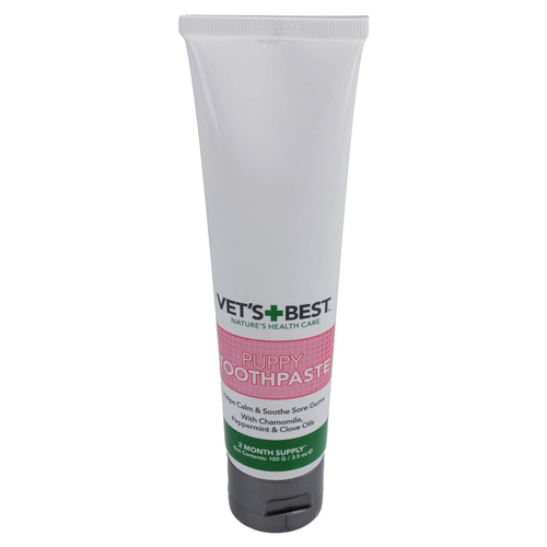 weitere Abbildung Vets Best Zahnpflege-Set fr Welpen, Fingerbrste + Zahnpasta 100 g