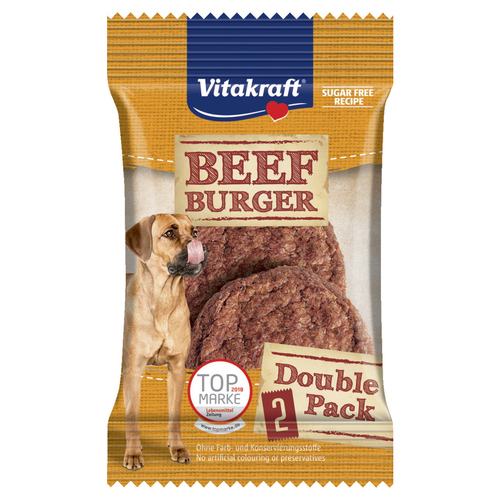 Produktbild von Vitakraft Beef Burger Geflügel - 12 x 2 Stk.