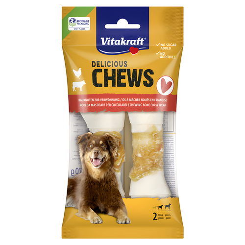 Vitakraft CHEWS deli Kauknoten Huhn M - 2 Stück