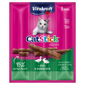 Abbildung Vitakraft Cat Stick mini + Ente & Kaninchen 18 g