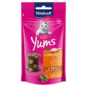 Abbildung Vitakraft Cat Yums + Huhn & Katzengras 40 g