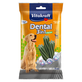 Abbildung Vitakraft Dental 3in1 Fresh, M, ab 10 kg, 7 Stck, 180 g