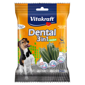 Abbildung Vitakraft Dental 3in1 Fresh, S, 5-10 kg, 7 Stck, 120 g