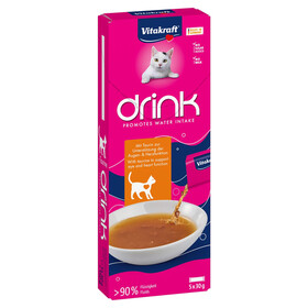 Abbildung Vitakraft Drink Huhn-Geschmack + Taurin 5 x 30 g