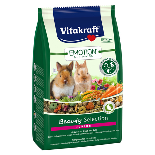 Vitakraft Emotion® Beauty Selection Junior Zwergkaninchen 600 g