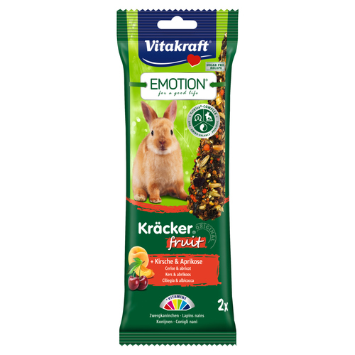 Vitakraft Emotion Kräcker® Fruit für Zwergkaninchen 2er
