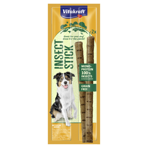 Produktbild von Vitakraft Insect Stick Hundesnack - 2 x 12 g