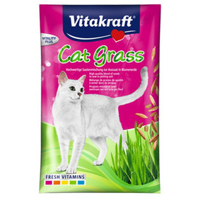 Abbildung Vitakraft Katzen-Gras Saatenbeutel 50 g - 20 Stck