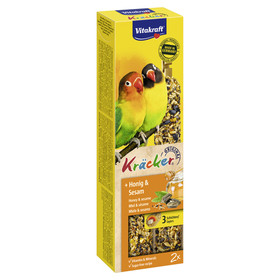 Abbildung Vitakraft Krcker Honig & Sesam fr kleine Papageien 2er