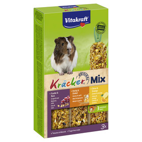 Abbildung Vitakraft Krcker Mix + Nuss/Honig/Citrus fr Meerschweinchen 3er
