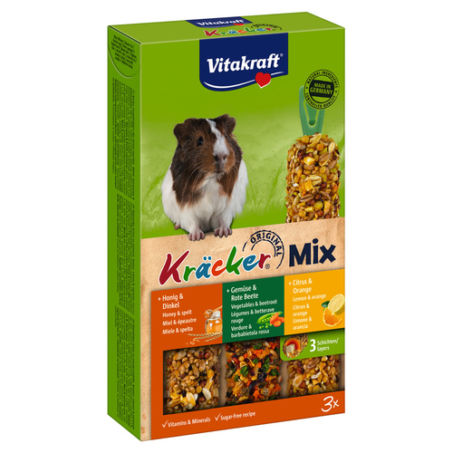 Vitakraft Kräcker® Trio-Mix für Meerschweinchen