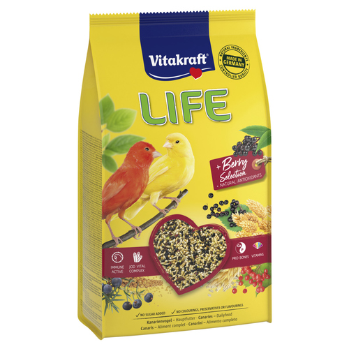 Vitakraft LIFE für Kanarien - 5 x 800 g