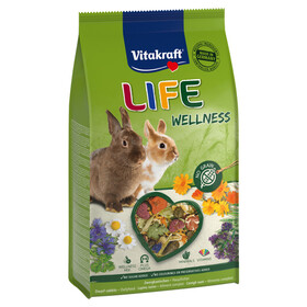 Abbildung Vitakraft Life Wellness Futter fr Zwergkaninchen 600 g - 5 Stck