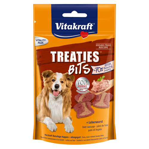 Vitakraft Treaties® Bits + Leberwurst 120 g