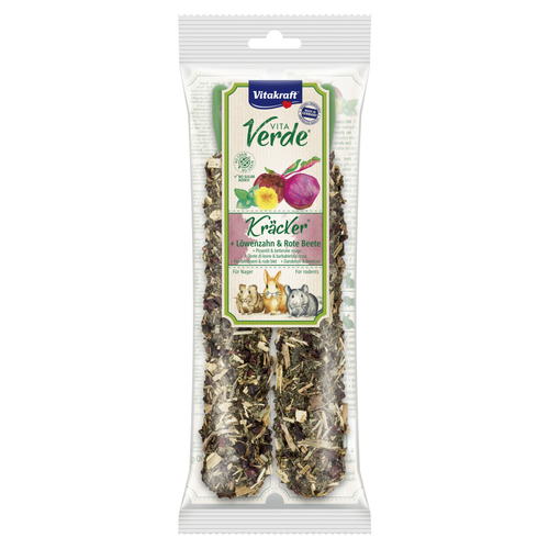 Vitakraft Verde Kräcker® + Löwenzahn & Rote Bete 2er
