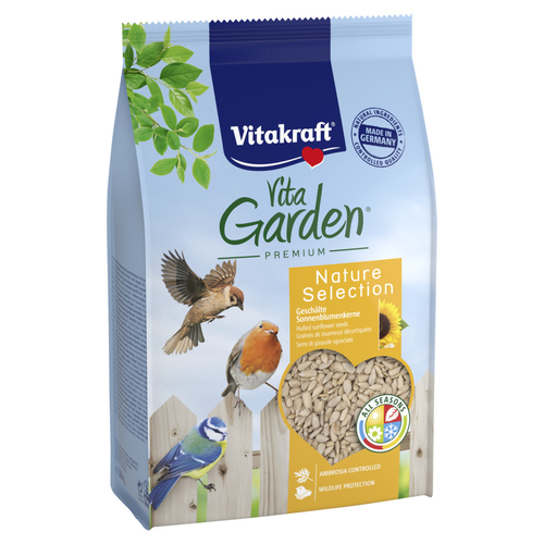 Vitakraft Vita Garden® Nature Selection Geschälte Sonnenblumenkerne für Wildvögel 500 g