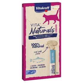 Abbildung Vitakraft Vita Naturals LiquidSnack mit Lachs - 5er Pack
