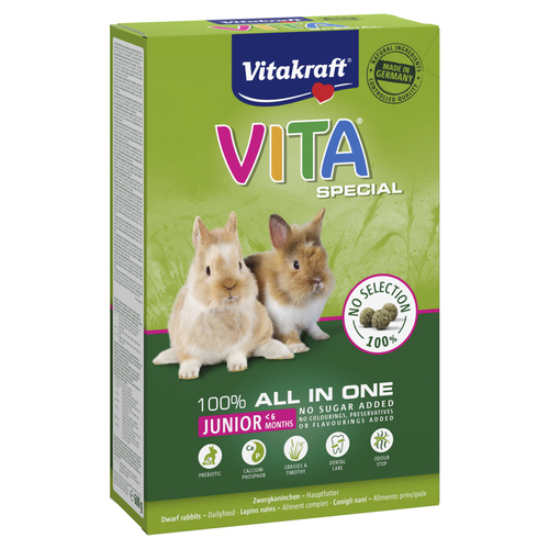 Vitakraft Vita® Special Junior Zwergkaninchen 600 g - 5 Stück