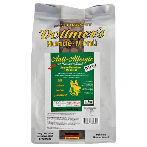 Vollmers Anti Allergie Mini mit Kaninchen 5 kg