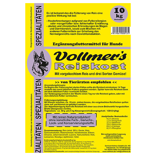 Vollmers Reiskost 10 kg